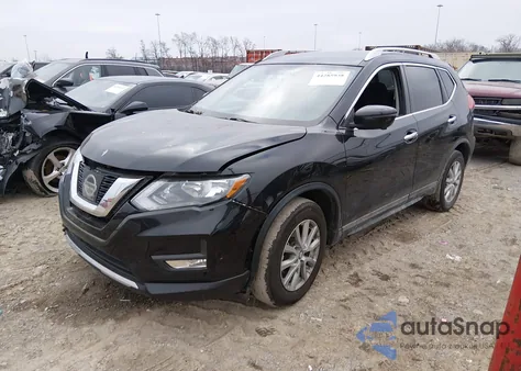 2017 Nissan Rogue Sv из США, поврежденный, VIN KNMAT2MT0HP584737